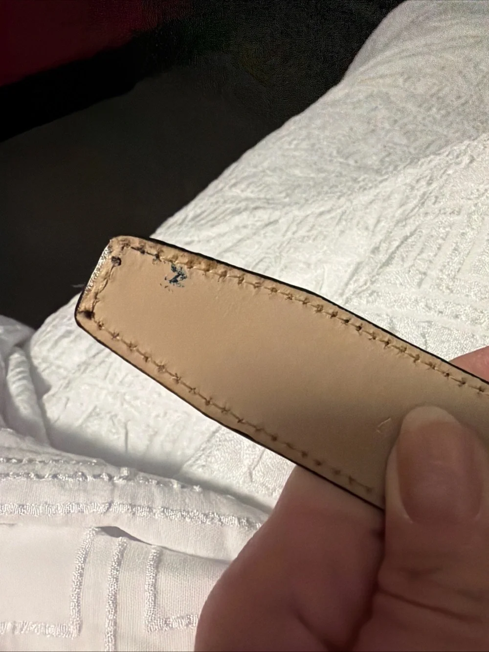 Massimo Matteo Genuine Alligator Belt Made Italy 44